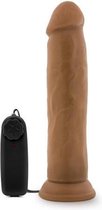 Dr. Skin - Dr. Throb Vibrator Met Zuignap 24 cm - Mocha - Sextoys - Vibrators