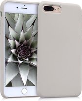 kwmobile telefoonhoesje geschikt voor Apple iPhone 7 Plus / iPhone 8 Plus - Hoesje met siliconen coating - Smartphone case in beige