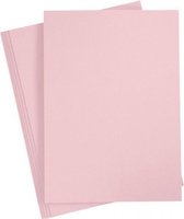 karton 21 x 29,7 cm 10 stuks pastel roze