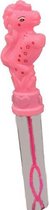 bellenblaas roze paard