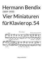 odiug noitide 1 - Vier Miniaturen op. 54