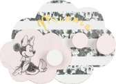 wandkapstok Minnie Mouse meisjes 30 cm hout roze/zwart/wit