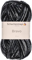 Bravo Wol - 50 gram -  Gemeleerd Bruin