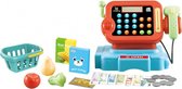 kassa junior 33 x 16 x 20 cm rood/groen/blauw 10-delig