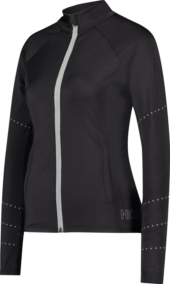 Hunkemöller Dames - Sport collectie - HKMX Run Baby Run Jacket - Zwart - maat XL