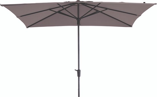 Earnmore Vervanging Parasol Luifel Voor 6-Ribs/8-Ribs Frame Paraplu Top, 2. 7m/3m Ronde Parasol Doek Rechange Luifel Vervanging Cover, 5 Kleur Optioneel (Off White, Maat: 2.7m/6-Ribs
