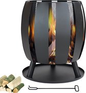 SensLine | Terrashaard | Tulip Firepit with Ashtray | Gepoedercoat Metaal | 56x56x66 cm