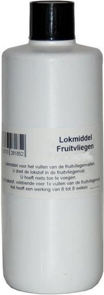 Fruitvlieg lokmiddel, geschikt voor alle soorten fruitvliegvallen.