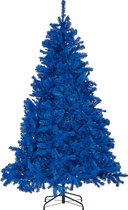 Beliani FARNHAM - Sapin de Noël - bleu - PVC