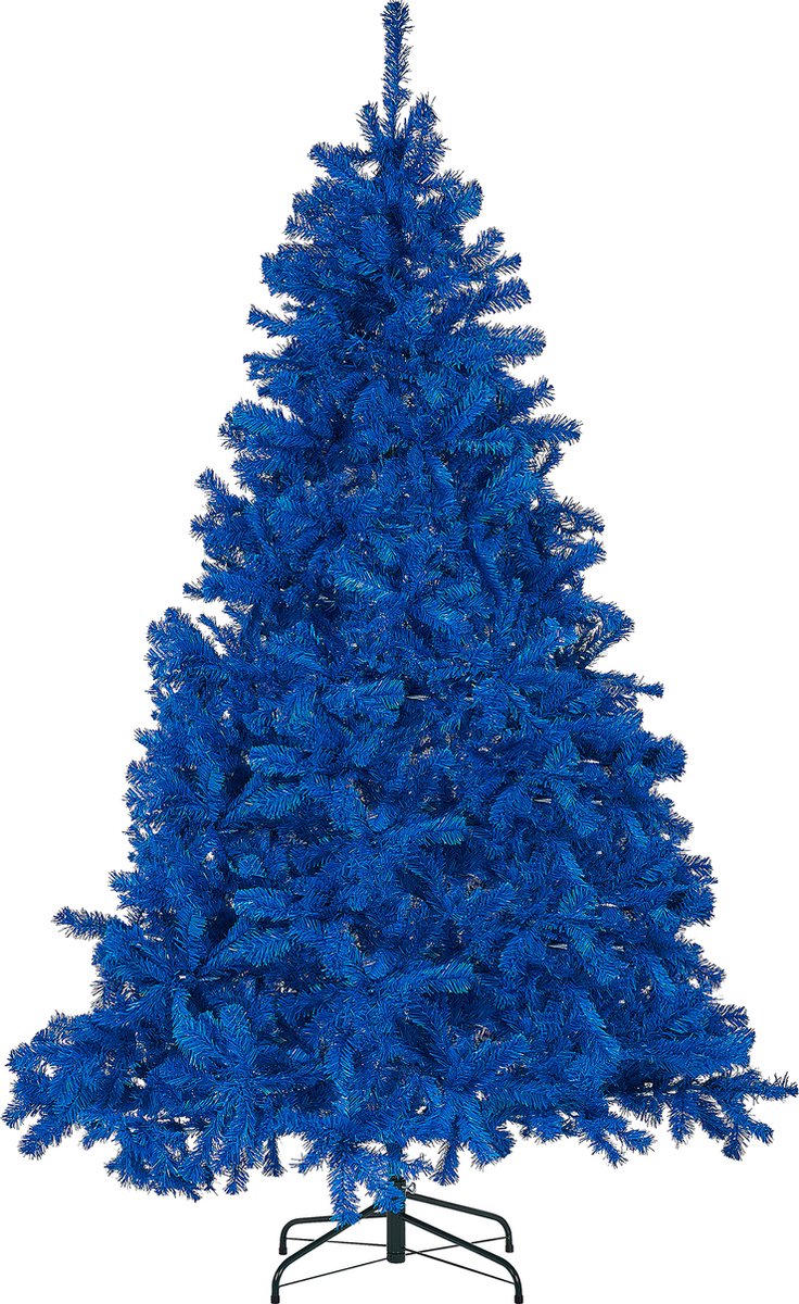 Beliani FARNHAM - Kerstboom - Blauw - PVC