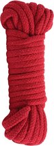 Cotton Bondage Rope Japanesse - Red - Bondage Toys
