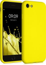 kwmobile telefoonhoesje voor Apple iPhone SE (2022) / SE (2020) / 8 / 7 - Hoesje voor smartphone - Back cover in stralend geel
