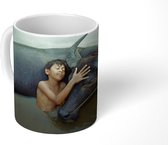 Mok - Vriendschap tussen een jongen en een rund - 350 ML - Beker