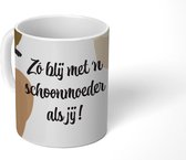 Mok - Koffiemok - Mama - Moederdag - Schoonmoeder cadeau - Moederdag cadeautje - Mokken - 350 ML - Beker - Koffiemokken - Theemok