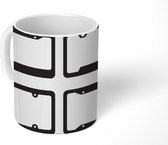 Mok - verschillende kentekenframes - 350 ML - Beker