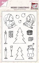 Joy!Crafts Clear stamp - Prettige Kerstdagen