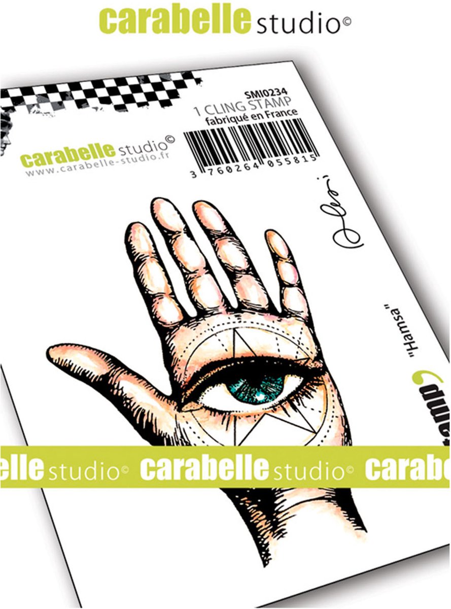Carabelle Studio • cling stamp hamsa