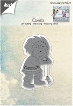 Joy!Crafts Stencil - Stans-embos-debosmal Eskimo 41x71mm