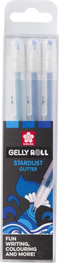 Sakura Gelly Roll Stardust Stifte – Ozean-Set Mit 3 Glitzer-Gelstiften