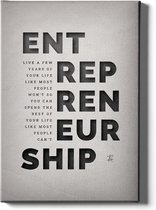 Walljar - Entrepreneurship - Muurdecoratie - Canvas schilderij