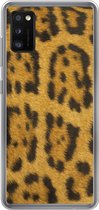 Telefoonhoesje Geschikt voor Samsung Galaxy A41 hoesje - Luipaard vacht - Siliconen Telefoonhoesje