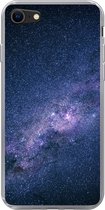 Geschikt voor iPhone 8 hoesje - Melkweg - Sterren - Ruimte - Jongens - Meisjes - Kinderen - Siliconen Telefoonhoesje