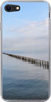 Geschikt voor iPhone 7 hoesje - Noordzee - Wolken - Water - Siliconen Telefoonhoesje