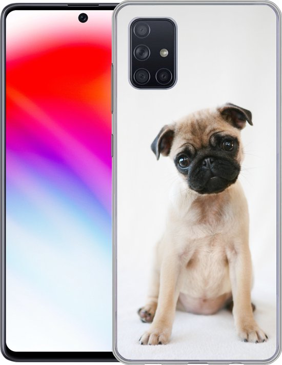 Coque Samsung Galaxy A71 - Chien - Animaux domestiques - Portrait - Siliconen - Sinterklaas - Noël - Cadeaux - Cadeaux chaussures