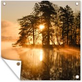 Torchon de jardin Automne - Soleil - Water - 100x100 cm