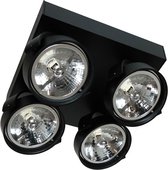 DUTCHESS Opbouwspot G53 4x Zwart