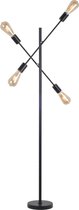 STIK Vloerlamp E27 4x Zwart