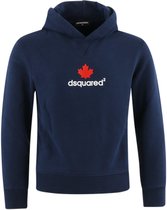 Dsquared2 Jongens Leaf Sweater Donkerblauw maat 164