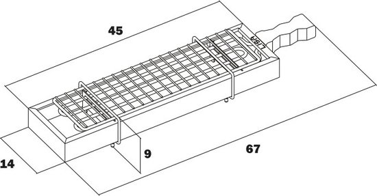 Spiedini ElectroGrill 1800 - Elektrische grill/bbq (met rooster) voor binnen, voor het grillen/barbecuen van saté, arrosticini of spiesjes - 1800 Watt - Materiaal: rvs van Spiedini — afbeelding 5