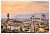 Skyline van Florence in Toscane, Italië - Foto op Akoestisch paneel - 90 x 60 cm