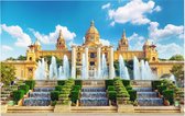 Museu Nacional d'Art de Catalunya in Barcelona - Foto op Forex - 120 x 80 cm