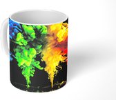 Mok - Gekleurde wolken in water - 350 ML - Beker