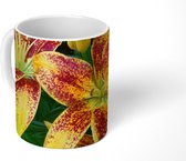Mok - Grote Alstroemeria bloemen - 350 ML - Beker
