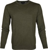 Profuomo Pullover Wol Groen - maat L