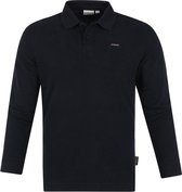 Napapijri Ebir Long Sleeve Polo Donkerblauw - maat M