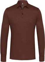 Desoto New Hai Polo LS Bordeaux - maat M
