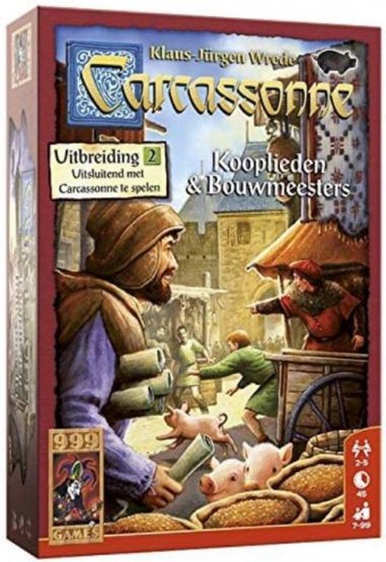 Afbeelding van het spel bordspel Carcassonne: Kooplieden & Bouwmeesters