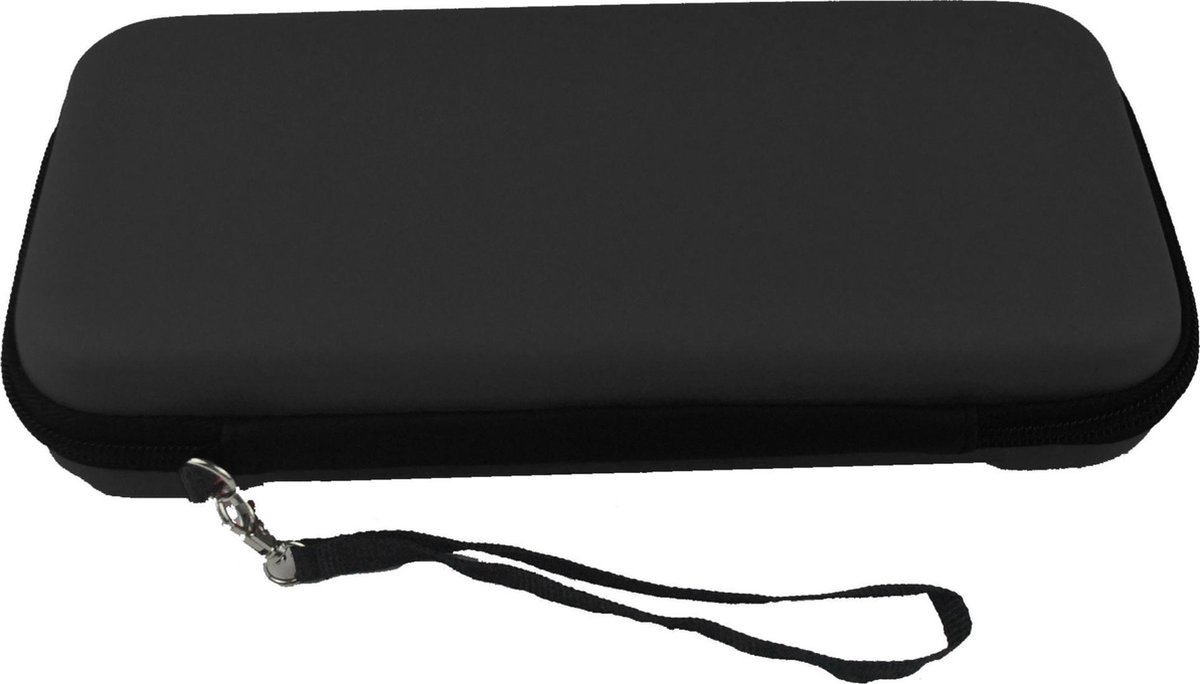 Hoesje Geschikt voor Nintendo Switch OLED Case Hoes Hard Cover Koord - Bescherm Case Geschikt voor Nintendo Switch OLED Hoes - Zwart