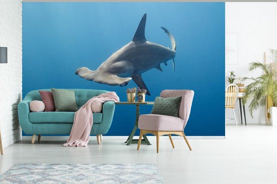 Papier peint - Papier peint photo murale Requin marteau - Largeur 330 cm x hauteur 220 cm