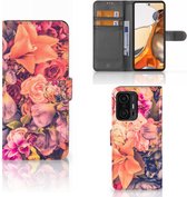 Flipcase Xiaomi 11T | 11T Pro Telefoon Hoesje Cadeau voor Moeder Bosje Bloemen