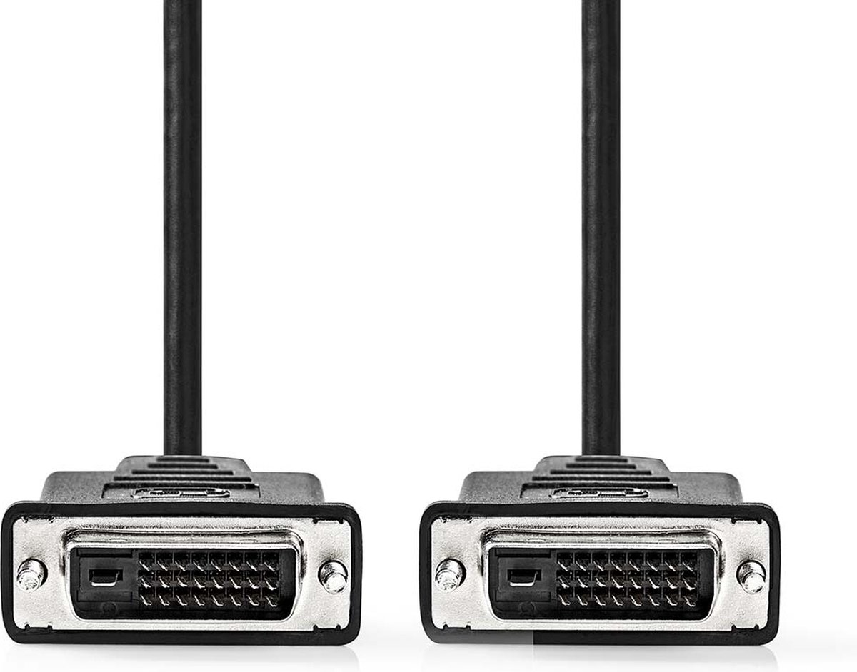 DVI-kabel | DVI-D 24+1-pins male | DVI-D 24+1-pins male | 3,0 m | Zwart