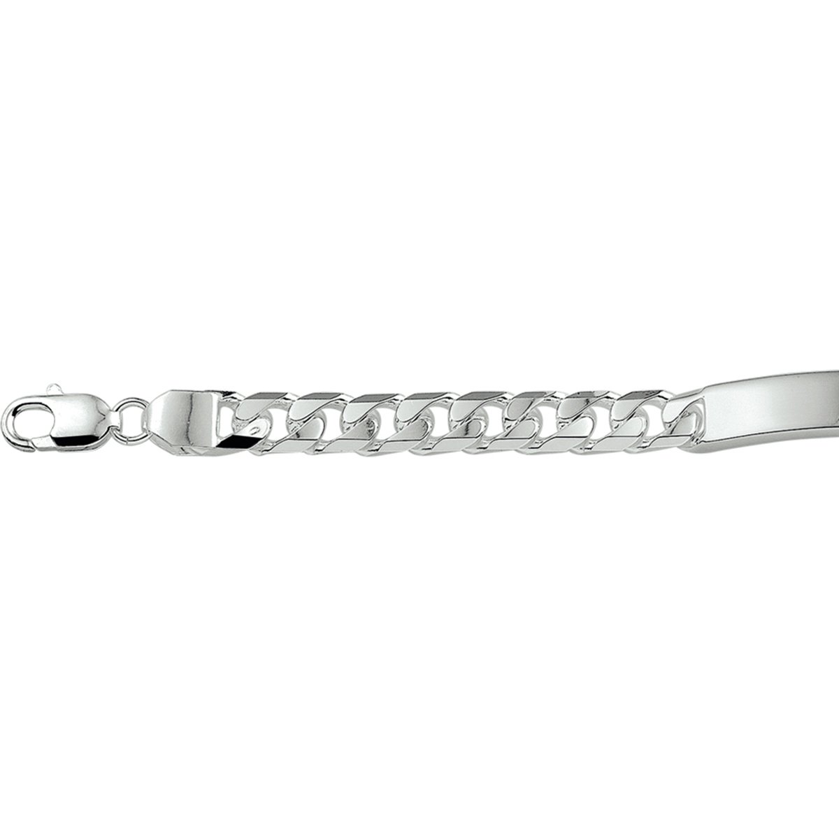 Graveerarmband Gourmette Plaat 8 Mm