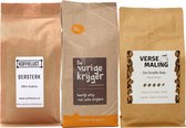 Koffiebonen proefpakket - Dark - Totaal 1kg vers Donker gebrande koffiebonen - Arabica & Robusta Espresso Bonen - Specialty koffie - Hele Koffiebonen van Pure Africa, Koffielust &