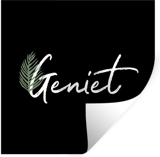 Stickers muraux - Film autocollant - Proverbes - Profitez - Citations - 80x80 cm - Film adhésif - Stickers muraux chambre d'enfant - Papier peint autocollant - Papier peint autocollant - Film autocollant