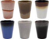 Tavola - Koffiemok - Earth Serie - Aardewerk  - Koffiebeker - (6 stuks) - 310 ML