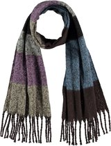 Sarlini | Écharpe longue tricotée pour femme Kaat 05 | marron violet